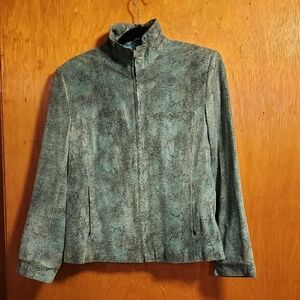 Bernardo Textured Teal & Black Jacket